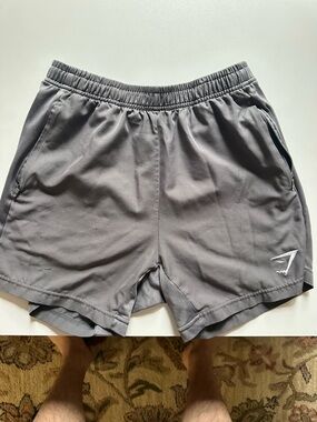 Gymshark Men's Athletic Shorts in Charcoal Gray